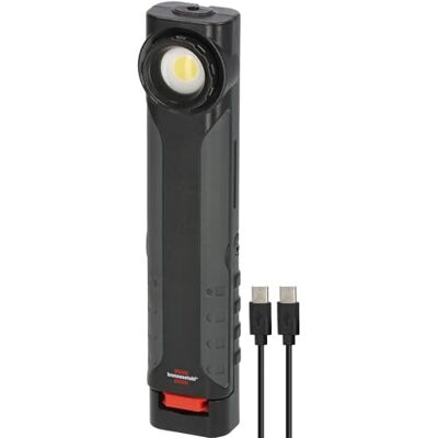 Brennenstuhl Lampe torche LED HL 600 AD rechargeable/Baladeuse avec fonction recharge rapide grâce à la dynamo (600+180lm, IP54, IK08, autonomie jusqu'à 15h, câble USB C/C, dôme, crochet, aimants) Brennenstuhl Lampe torche LED HL 600 AD rechargeable/Baladeuse avec fonction recharge rapide grâce à la dynamo (600+180lm, IP54, IK08, autonomie jusqu'à 15h, câble USB C/C, dôme, crochet, aimants)