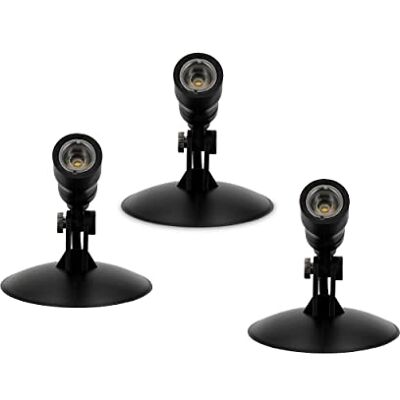 REV AquaSpot 2700003110 Lot de 3 spots de jardin 3 W 120 lm 3000 K Câble 5 m IP68 Noir REV AquaSpot 2700003110 Lot de 3 spots de jardin 3 W 120 lm 3000 K Câble 5 m IP68 Noir