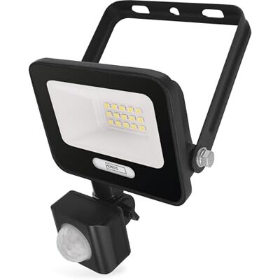 EMOS Projecteur LED en aluminium GLARO 10 W avec capteur Étanchéité IP54 pour pièces humides et extérieur Super lumineux 1 000 lm, blanc neutre 4 000 K, durée de vie 20 000 h Câble de EMOS Projecteur LED en aluminium GLARO 10 W avec capteur Étanchéité IP54 pour pièces humides et extérieur Super lumineux 1 000 lm, blanc neutre 4 000 K, durée de vie 20 000 h Câble de