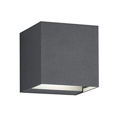 Trio Leuchten Adaja 226860242 Applique murale d'extérieur en aluminium Anthracite 2 x 3 W Trio Leuchten Adaja 226860242 Applique murale d'extérieur en aluminium Anthracite 2 x 3 W