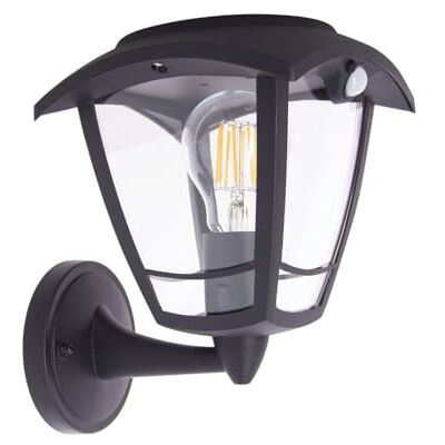 Xanlite Applique Murale Solaire Rétro Noire LED avec Détecteur de Mouvement, IP44, 400 Lumens, 3000K Blanc Chaud, Autonomie 33h – Éclairage Décoratif Solaire Intelligent pour Jardin ou Terrasse Xanlite Applique Murale Solaire Rétro Noire LED avec Détecteur de Mouvement, IP44, 400 Lumens, 3000K Blanc Chaud, Autonomie 33h – Éclairage Décoratif Solaire Intelligent pour Jardin ou Terrasse