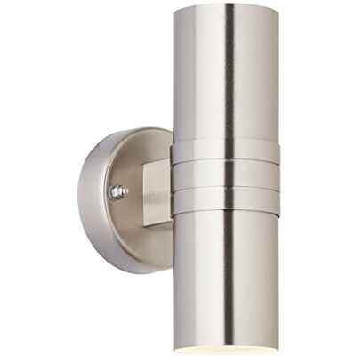 Brilliant G96230/82 Applique exterieure LED a 2 lumières HANNI, 3W GU10, IP23, Acier Special, Coloris, 2.5 W Brilliant G96230/82 Applique exterieure LED a 2 lumières HANNI, 3W GU10, IP23, Acier Special, Coloris, 2.5 W