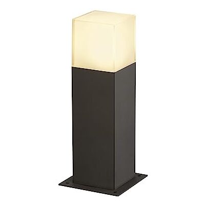 SLV GRAFIT 30 Borne LED design Éclairage extérieur aspect verre fumé Lampadaire d'extérieur Éclairage de jardin E27, max 11 W, IP44, anthracite SLV GRAFIT 30 Borne LED design Éclairage extérieur aspect verre fumé Lampadaire d'extérieur Éclairage de jardin E27, max 11 W, IP44, anthracite