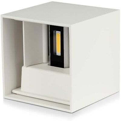 V-TAC VT-759-11 Applique LED 12 W carrée double faisceau réglable 120LM/W 4000K Couleur blanche IP65 SKU 218528 V-TAC VT-759-11 Applique LED 12 W carrée double faisceau réglable 120LM/W 4000K Couleur blanche IP65 SKU 218528