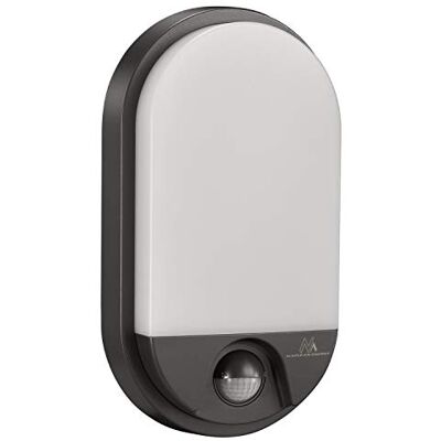 Maclean MCE340 Lampe LED avec détecteur de mouvement infrarouge W 1100 lm 15W IP54 (MCE340 GR), Source lumineuse amovible Maclean MCE340 Lampe LED avec détecteur de mouvement infrarouge W 1100 lm 15W IP54 (MCE340 GR), Source lumineuse amovible