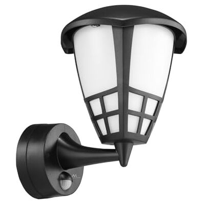 Maclean Applique avec détecteur MCE518 GR 1xE27 IP65 max 60W (Noir), Source lumineuse amovible Maclean Applique avec détecteur MCE518 GR 1xE27 IP65 max 60W (Noir), Source lumineuse amovible