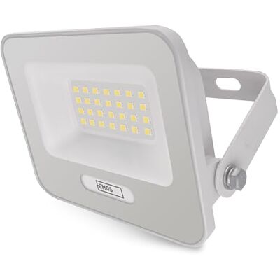 EMOS Projecteur LED en aluminium GLARO 20 W Projecteur étanche IP65 pour pièces humides et extérieur Super lumineux 2 000 lm, blanc neutre 4 000 K, durée de vie 20 000 h Câble de raccordement EMOS Projecteur LED en aluminium GLARO 20 W Projecteur étanche IP65 pour pièces humides et extérieur Super lumineux 2 000 lm, blanc neutre 4 000 K, durée de vie 20 000 h Câble de raccordement