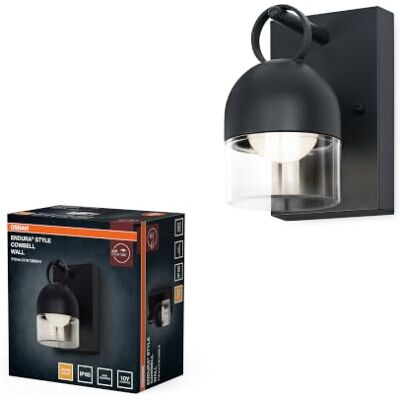 OSRAM Applique murale extérieure Gris foncé, IP65, blanc chaud, 3000 K ENDURA Style Cowbell IP65, Outdoor Lighting (Special), Gris foncé, 25000 h, Pack de 1 OSRAM Applique murale extérieure Gris foncé, IP65, blanc chaud, 3000 K ENDURA Style Cowbell IP65, Outdoor Lighting (Special), Gris foncé, 25000 h, Pack de 1