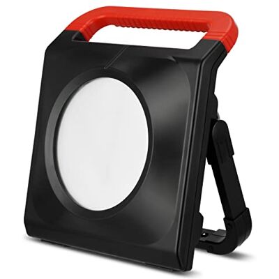 REV 2605915020 WORKLIGHT Lampe de travail avec 2 prises 50 W 4300 lm 6500 K IP54 Noir 295 x 342 x 112 mm REV 2605915020 WORKLIGHT Lampe de travail avec 2 prises 50 W 4300 lm 6500 K IP54 Noir 295 x 342 x 112 mm