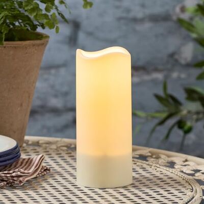 Lights4fun Bougie Solaire LED 18 cm pour l'Extérieur Bougie Solaire Étanche Décoration Jardin Lights4fun Bougie Solaire LED 18 cm pour l'Extérieur Bougie Solaire Étanche Décoration Jardin