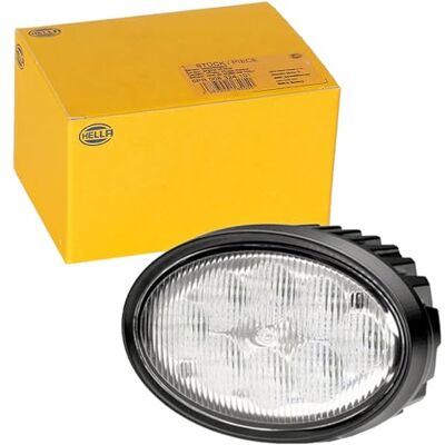 HELLA LED Projecteur de travail Oval 100-12V / 24V 1700lm Montage encastré/Raccord fileté Fixation en deux points Éclairage du champs proche Fiche: Fiche DEUTSCH 1GA 996 661-021 HELLA LED Projecteur de travail Oval 100-12V / 24V 1700lm Montage encastré/Raccord fileté Fixation en deux points Éclairage du champs proche Fiche: Fiche DEUTSCH 1GA 996 661-021