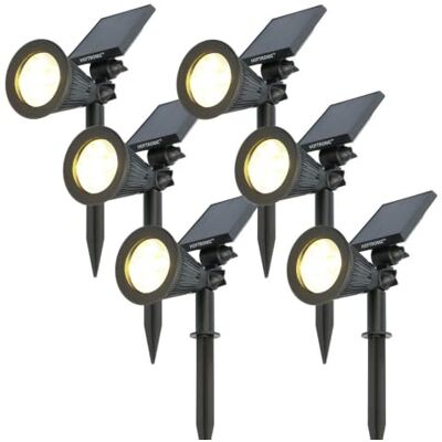 HOFTRONIC Solar Prikspot Bend IP65 Étanche Éclairage de jardin à énergie solaire 6x Spot de sol Spot de jardin Éclairage de chemin Éclairage de jardinière Wintersolar avec piquet solaire HOFTRONIC Solar Prikspot Bend IP65 Étanche Éclairage de jardin à énergie solaire 6x Spot de sol Spot de jardin Éclairage de chemin Éclairage de jardinière Wintersolar avec piquet solaire