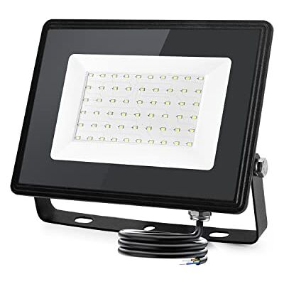 Aigostar Projecteur LED Extérieur 50W,5400lm Blanc Froid 6500K Spot LED Extérieur économiseur d'énergie 85%,IP65 Imperméable lumière de Sécurité,pour Jardin,Patio,Cour,Garage Aigostar Projecteur LED Extérieur 50W,5400lm Blanc Froid 6500K Spot LED Extérieur économiseur d'énergie 85%,IP65 Imperméable lumière de Sécurité,pour Jardin,Patio,Cour,Garage