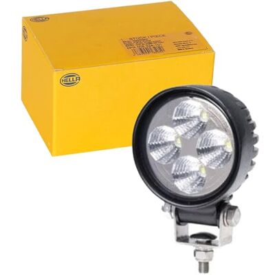 HELLA VALUEFIT LED Projecteur de travail R600-12V / 24V rond 500lm vissé/Montage en saillie support de montage pivotant Éclairage du champs proche Câble: 2000mm 1G0 357 000-011 HELLA VALUEFIT LED Projecteur de travail R600-12V / 24V rond 500lm vissé/Montage en saillie support de montage pivotant Éclairage du champs proche Câble: 2000mm 1G0 357 000-011
