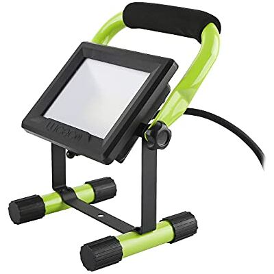 Luceco Spot LED de Cantiere 20 W, phare IP65 imperméable, lampe de travail 1600 lumens de Camping, Modalité, pour jardin, Garage Luceco Spot LED de Cantiere 20 W, phare IP65 imperméable, lampe de travail 1600 lumens de Camping, Modalité, pour jardin, Garage