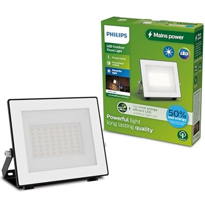 Philips Lois floodlight UltraEfficient LED Zwart 15W Helder warm licht; 3000K Verstraler Philips Lois floodlight UltraEfficient LED Zwart 15W Helder warm licht; 3000K Verstraler