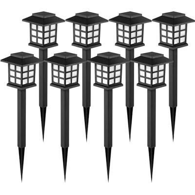GIGALUMI Lampe Solaire Extérieur,Lampe Solaire Extérieur Jardin,IP65 Étanche Lumières Solaires Extérieur pour Chemins,Allé,Patio,Terrase,Jardin,Pelouse,Lot de 8,Blanc Chaud GIGALUMI Lampe Solaire Extérieur,Lampe Solaire Extérieur Jardin,IP65 Étanche Lumières Solaires Extérieur pour Chemins,Allé,Patio,Terrase,Jardin,Pelouse,Lot de 8,Blanc Chaud
