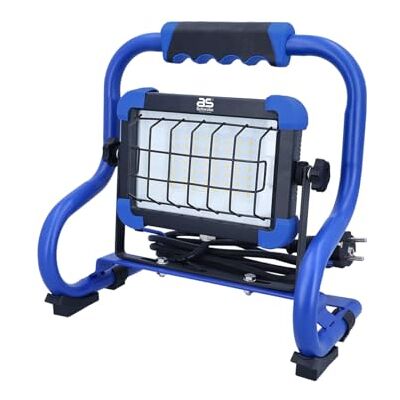 as - Schwabe as Schwabe Slimline Pro 46430 Projecteur de chantier LED 20 W, 2600 lumens – Avec puce OSRAM – Orientable en continu à 360° – Durée de vie de 50 000 h – Boîtier IP65 – Grille de protection – Câble as - Schwabe as Schwabe Slimline Pro 46430 Projecteur de chantier LED 20 W, 2600 lumens – Avec puce OSRAM – Orientable en continu à 360° – Durée de vie de 50 000 h – Boîtier IP65 – Grille de protection – Câble