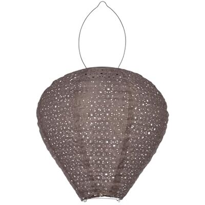 EGLO Lampion solaire extérieur Z_Solar, lampe d'extérieur pour jardin, déco balcon en plastique beige, blanc chaud, IP44 EGLO Lampion solaire extérieur Z_Solar, lampe d'extérieur pour jardin, déco balcon en plastique beige, blanc chaud, IP44