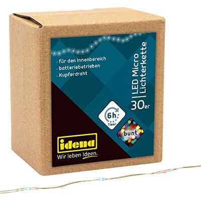 IDENA - 31096 - 3,2 m - 30 LED - Guirlande lumineuse LED IDENA - 31096 - 3,2 m - 30 LED - Guirlande lumineuse LED