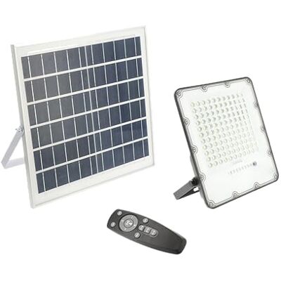 GTV Projecteur LED solaire BRAVOS Lampes solaires d'extérieur Projecteur solaire étanche IP65 150 W, 1500 lm, 6400 K, IP65, 120°, panneau solaire, télécommande GTV Projecteur LED solaire BRAVOS Lampes solaires d'extérieur Projecteur solaire étanche IP65 150 W, 1500 lm, 6400 K, IP65, 120°, panneau solaire, télécommande