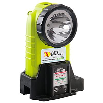 PELI 3765Z0 Lampe LED Rechargeable à Angle Droit, homologuée ATEX Zone 0, étanche IPX4, 194 lumens, Couleur : Jaune PELI 3765Z0 Lampe LED Rechargeable à Angle Droit, homologuée ATEX Zone 0, étanche IPX4, 194 lumens, Couleur : Jaune