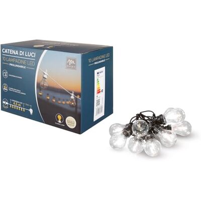 Altri Brand Guirlande lumineuse extérieure 10 LED Blanc Naturel Altri Brand Guirlande lumineuse extérieure 10 LED Blanc Naturel