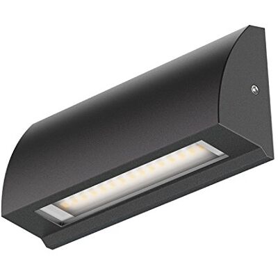 ledscom.de Applique murale LED/éclairage d'escalier SEGIN pour l'extérieur, IP54, plat, downlight, noir mat, carré, 3,8 W, 265lm, blanc chaud ledscom.de Applique murale LED/éclairage d'escalier SEGIN pour l'extérieur, IP54, plat, downlight, noir mat, carré, 3,8 W, 265lm, blanc chaud