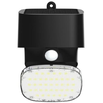 Lumisky Projecteur solaire éclairage puissant LED 2000LM blanc BRILOCK avec détecteur de mouvement H15cm Lumisky Projecteur solaire éclairage puissant LED 2000LM blanc BRILOCK avec détecteur de mouvement H15cm