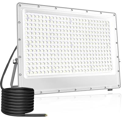 Fosingut Spot LED Extérieur 300W, 30000LM Projecteur LED Extérieur,504 LEDs IP65 Luminaire Exterieur Etanche,6500K Blanc Froid Eclairage Exterieur Murale pour Cour,Jardin,Garage,Terrasse,Entrée Fosingut Spot LED Extérieur 300W, 30000LM Projecteur LED Extérieur,504 LEDs IP65 Luminaire Exterieur Etanche,6500K Blanc Froid Eclairage Exterieur Murale pour Cour,Jardin,Garage,Terrasse,Entrée