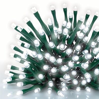 EMOS Guirlande lumineuse LED blanc froid pour l'intérieur et l'extérieur 4 m de long IP44 Avec 40 LED + 5 m de câble et bloc d'alimentation 8 modes et fonction minuterie 6 h Pour fête, Noël EMOS Guirlande lumineuse LED blanc froid pour l'intérieur et l'extérieur 4 m de long IP44 Avec 40 LED + 5 m de câble et bloc d'alimentation 8 modes et fonction minuterie 6 h Pour fête, Noël
