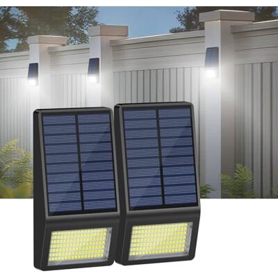 Smiling Shark WL-04 Lampe Solaire Extérieur, 199 LED Applique Murale Exterieur Solaire avec Détecteur Mouvement 160° Eclairage Étanche Lumiere Lampe Solaire pour Jardin Garage, Blanc Froid (2) Smiling Shark WL-04 Lampe Solaire Extérieur, 199 LED Applique Murale Exterieur Solaire avec Détecteur Mouvement 160° Eclairage Étanche Lumiere Lampe Solaire pour Jardin Garage, Blanc Froid (2)