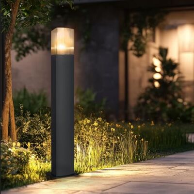 Miratic Lampadaire Exterieur sur Pied Potelet Extérieur E27 Lampe Exterieur sur Pied IP54 Luminaire Exterieur sur Pied Noir Max. 15W (sans détecteur de mouvement) Miratic Lampadaire Exterieur sur Pied Potelet Extérieur E27 Lampe Exterieur sur Pied IP54 Luminaire Exterieur sur Pied Noir Max. 15W (sans détecteur de mouvement)