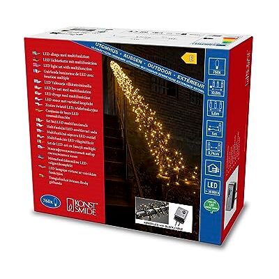 Konstsmide 3862-500 Cluster Guirlande Grappe à Micro-LED, Plastique, 9 W, Or, 1080 x 1 x 1 cm Konstsmide 3862-500 Cluster Guirlande Grappe à Micro-LED, Plastique, 9 W, Or, 1080 x 1 x 1 cm