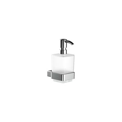 Emco 237576 Loft Distributeur de Savon Liquide Cristal dépoli/Plastique/Chrome Mat Emco 237576 Loft Distributeur de Savon Liquide Cristal dépoli/Plastique/Chrome Mat