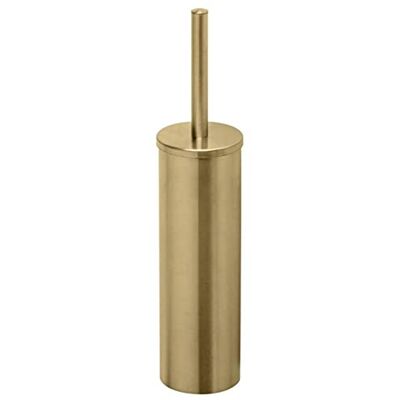 Geesa Nemox Brosse WC en acier inoxydable avec couvercle intégré et insert en plastique amovible 82 x 371 x 90 mm Geesa Nemox Brosse WC en acier inoxydable avec couvercle intégré et insert en plastique amovible 82 x 371 x 90 mm