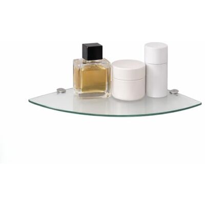 Euro Tische Étagère d'angle en verre 25 x 25 cm Étagère murale pour salle de bain Étagère de douche en verre de sécurité ESG de 6 mm Différentes tailles (transparent) Euro Tische Étagère d'angle en verre 25 x 25 cm Étagère murale pour salle de bain Étagère de douche en verre de sécurité ESG de 6 mm Différentes tailles (transparent)