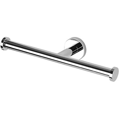 Geesa Nemox Porte-rouleau de papier toilette double pour 2 rouleaux de papier toilette en acier inoxydable Chromé 258 x 48 x 86 mm Geesa Nemox Porte-rouleau de papier toilette double pour 2 rouleaux de papier toilette en acier inoxydable Chromé 258 x 48 x 86 mm