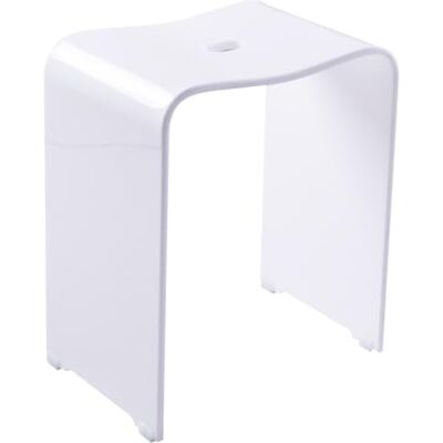 RIDDER Trendy A211101 Tabouret de salle de bain en acrylique Blanc 39 x 47 x 28 cm RIDDER Trendy A211101 Tabouret de salle de bain en acrylique Blanc 39 x 47 x 28 cm