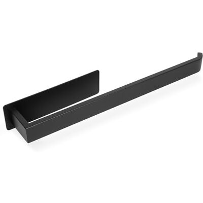 ECENCE Porte-Serviette Sans Perçage Acier Inox 304 38cm Noir Fixation adhésive Antirouille Idéal salle de bain et cuisine Installation facile ECENCE Porte-Serviette Sans Perçage Acier Inox 304 38cm Noir Fixation adhésive Antirouille Idéal salle de bain et cuisine Installation facile
