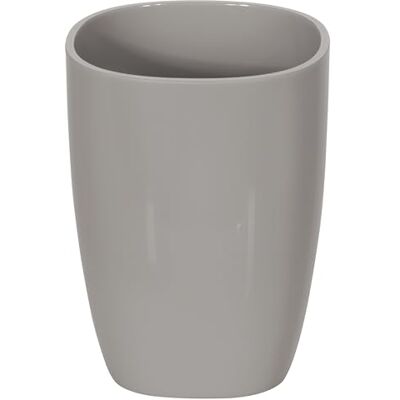 Spirella Pure Gobelet à Dents Accessoires de Bain, polystyrène, 10 x 7,5 x 7,5 cm, Taupe, 10 x 7.5 x 7.5 cm Spirella Pure Gobelet à Dents Accessoires de Bain, polystyrène, 10 x 7,5 x 7,5 cm, Taupe, 10 x 7.5 x 7.5 cm