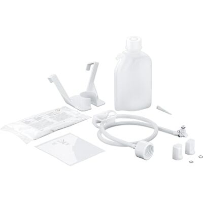 Grohe Sensia Arena 46978001 Kit de détartrage pour bidet avec sac de 80 g, adaptateur, tuyau avec clip, autocollant, support pour bouteille, 1 spray standard et 1 spray Lady Shower Grohe Sensia Arena 46978001 Kit de détartrage pour bidet avec sac de 80 g, adaptateur, tuyau avec clip, autocollant, support pour bouteille, 1 spray standard et 1 spray Lady Shower