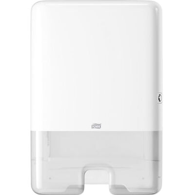 Tork Xpress 552000 Distributeur de serviettes en papier H2 Élévation Design Distributeur de serviettes simple, mince, blanc Tork Xpress 552000 Distributeur de serviettes en papier H2 Élévation Design Distributeur de serviettes simple, mince, blanc