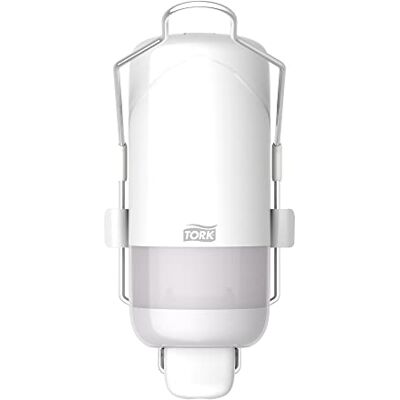 Tork Elevation 560101 Distributeur de savon avec levier pour savon liquide et désinfectant pour les mains Blanc Tork Elevation 560101 Distributeur de savon avec levier pour savon liquide et désinfectant pour les mains Blanc