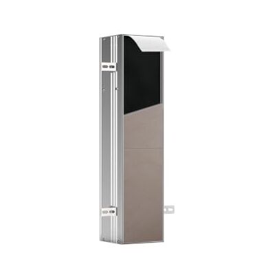 Emco ASIS Plus Meuble de salle de bain encastré avec porte-papier toilette, avec fonction Push to Open et butée à gauche, 658 mm Emco ASIS Plus Meuble de salle de bain encastré avec porte-papier toilette, avec fonction Push to Open et butée à gauche, 658 mm