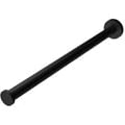 Geesa Nemox Porte-serviettes à 1 bras en acier inoxydable Noir 49 x 49 x 380 mm Geesa Nemox Porte-serviettes à 1 bras en acier inoxydable Noir 49 x 49 x 380 mm