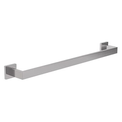 Amig Porte-serviettes de salle de bain Mod. Isla-1 Support mural pour serviettes avec vis incluses 600 x 80 x 55 mm Acier inoxydable Argent mat Amig Porte-serviettes de salle de bain Mod. Isla-1 Support mural pour serviettes avec vis incluses 600 x 80 x 55 mm Acier inoxydable Argent mat