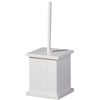 Premier Housewares 1600958 Porte-brosse WC en bois Blanc 34 x 15 x 15 cm Premier Housewares 1600958 Porte-brosse WC en bois Blanc 34 x 15 x 15 cm
