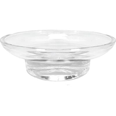 Kleine Wolke Porte-savon Allegra, accessoire mural en acier inoxydable, verre Kleine Wolke Porte-savon Allegra, accessoire mural en acier inoxydable, verre