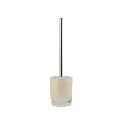 axentia Ensemble WC Graz, Porte-brosse sur Pied à Double Paroi en Plastique avec Brosse, Poignée en Inox env. 10 cm, Hauteur env. 39 cm, Jaune Pastel axentia Ensemble WC Graz, Porte-brosse sur Pied à Double Paroi en Plastique avec Brosse, Poignée en Inox env. 10 cm, Hauteur env. 39 cm, Jaune Pastel